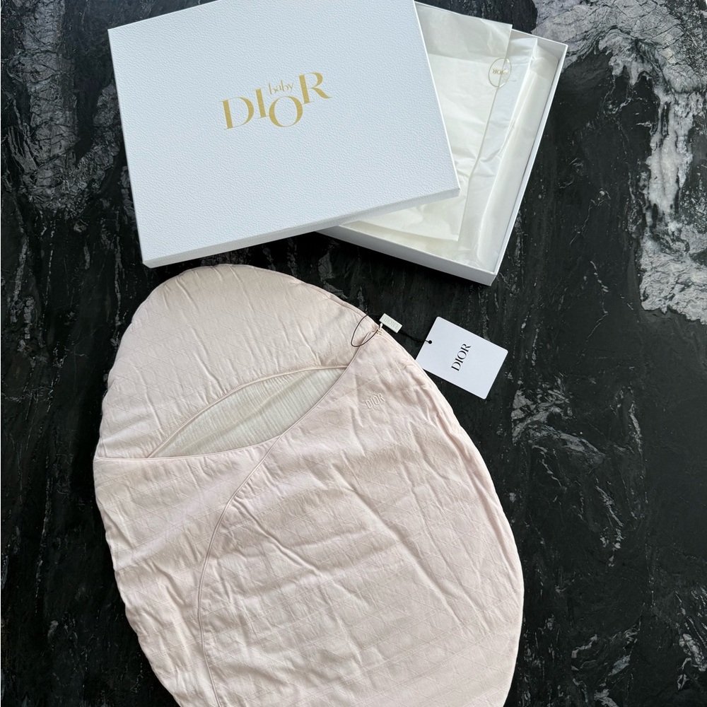 Dior Quilted Pink Cannage Sleep Bag